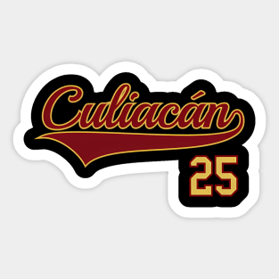 Culiacan Baseball Mexico Beisbol 25 Sticker